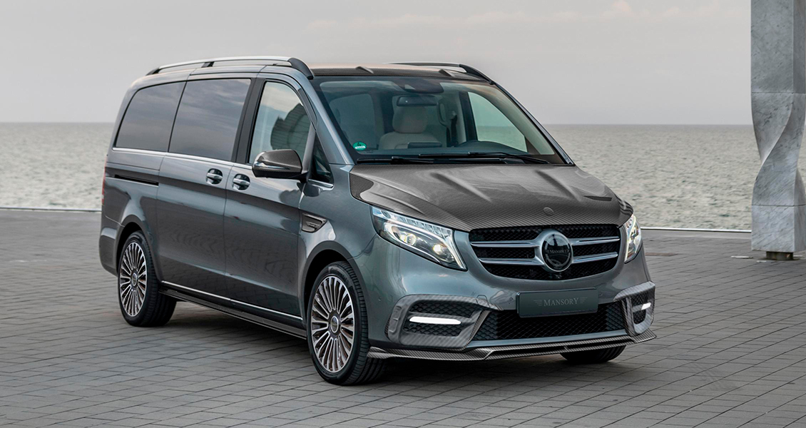 Тюнинг Mansory для Mercedes V W447 2019 2020 2021. Обвес, диски, выхлопная система, интерьер