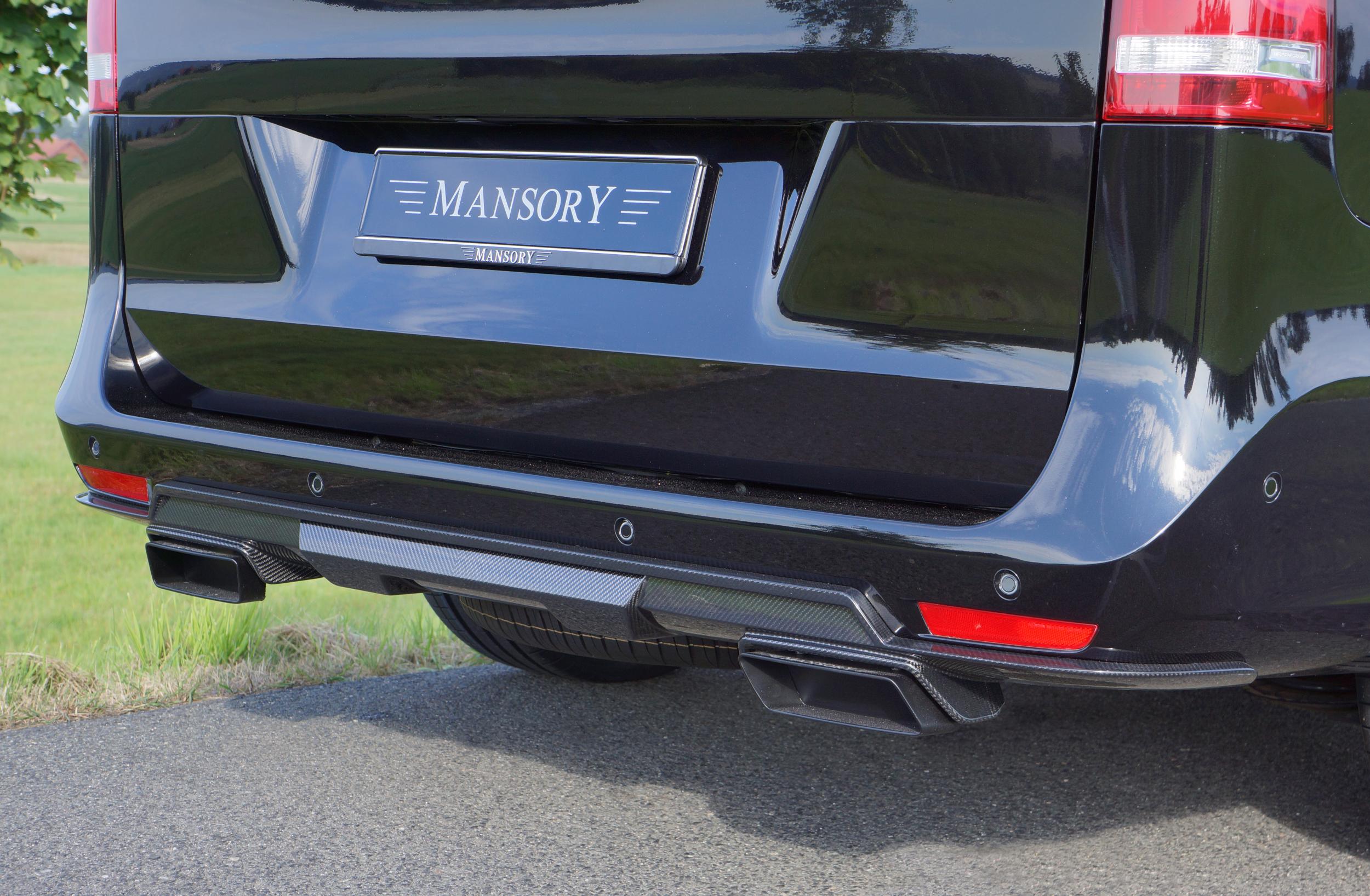 Тюнинг Mansory для Mercedes V W447. Обвес, диски, выхлопная система, интерьер