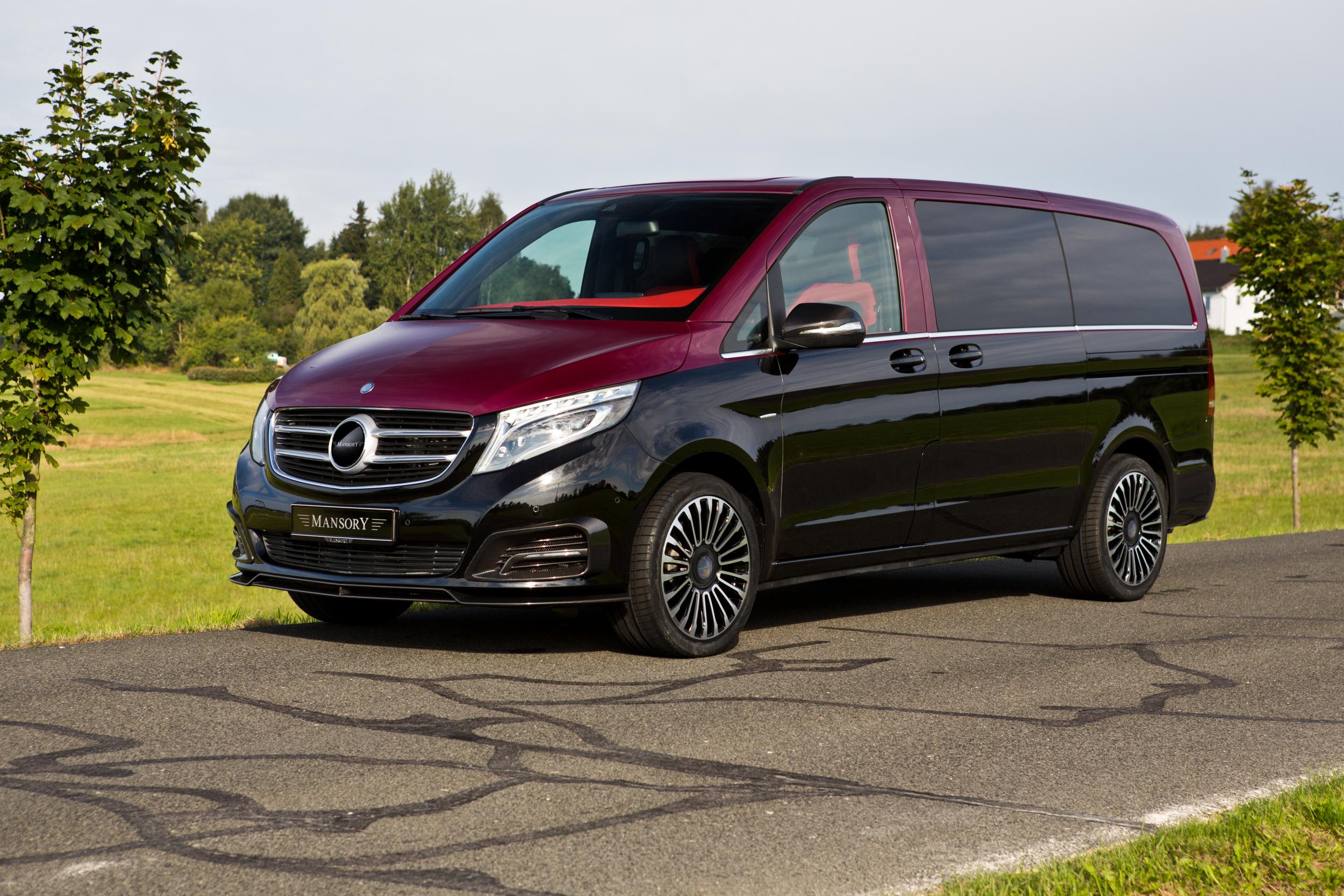 Тюнинг Mansory для Mercedes V W447. Обвес, диски, выхлопная система, интерьер