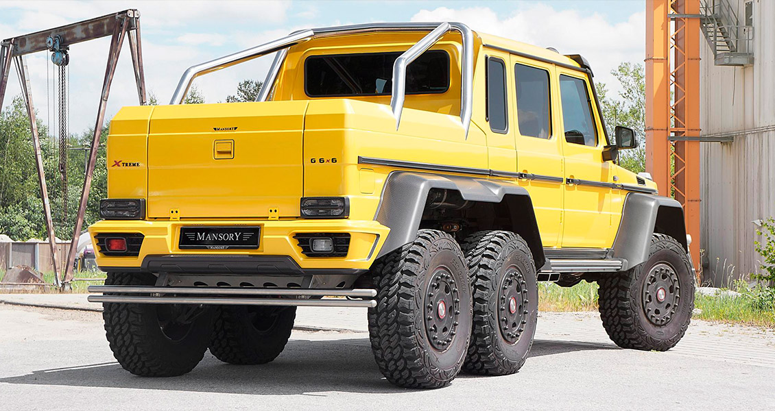 Тюнинг Mansory Gronos для Mercedes G63 6x6 W463. Обвес, диски, выхлопная система, интерьер