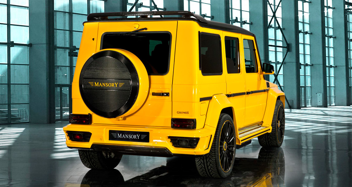 Тюнинг Mansory для Mercedes G63 Gronos W463. Обвес, диски, выхлопная система, интерьер