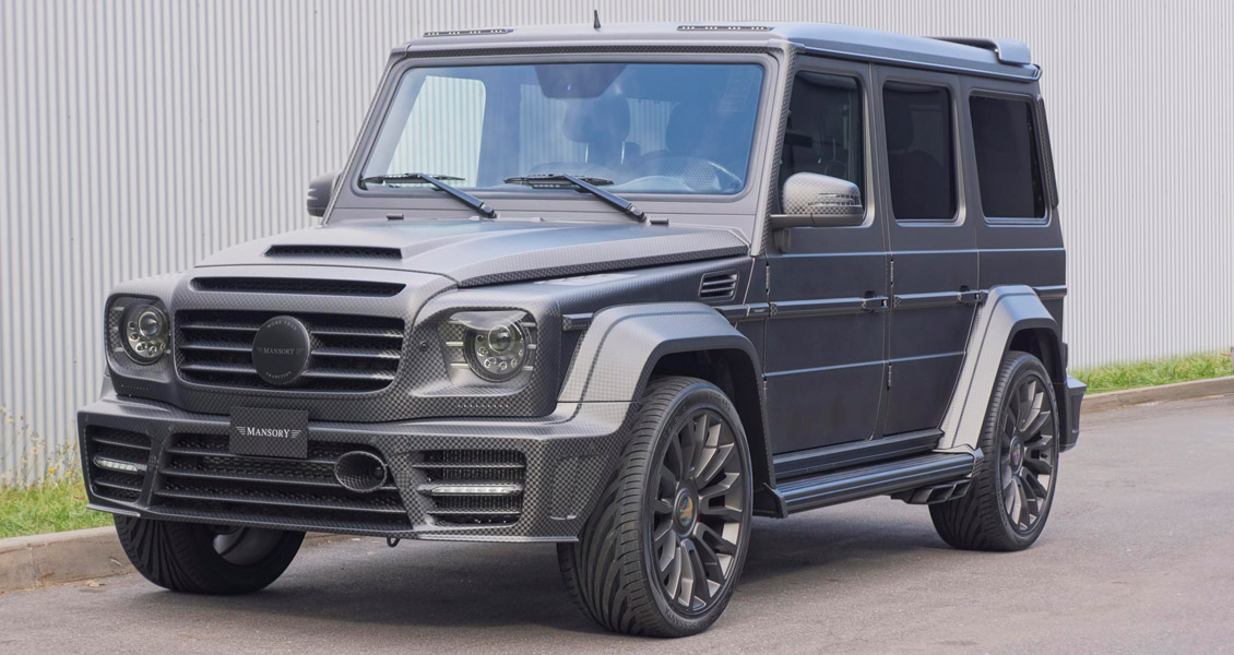 Тюнинг Mansory для Mercedes G63 Gronos W463. Обвес, диски, выхлопная система, интерьер