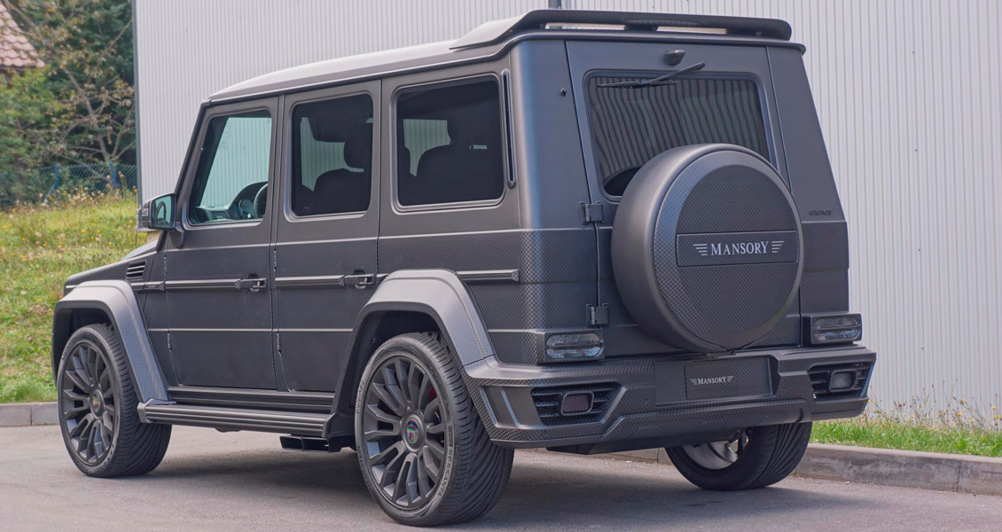 Тюнинг Mansory для Mercedes G63 Gronos W463. Обвес, диски, выхлопная система, интерьер