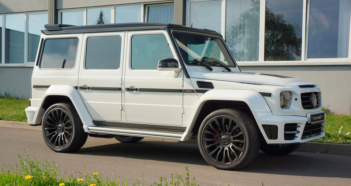 Тюнинг Mansory для Mercedes G63 Gronos W463. Обвес, диски, выхлопная система, интерьер