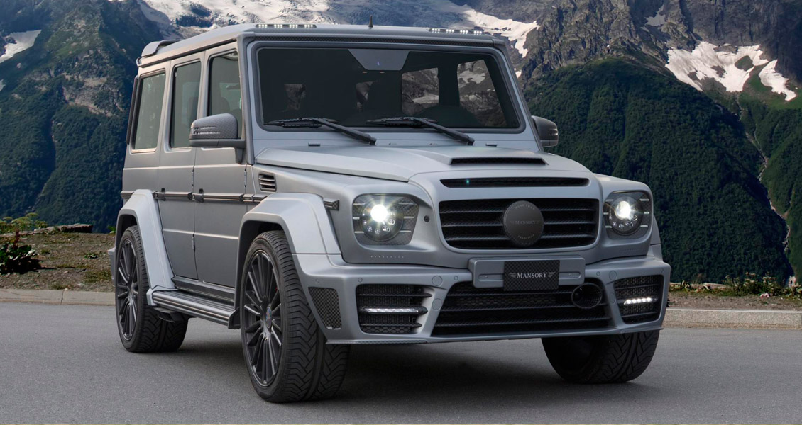 Тюнинг Mansory для Mercedes G63 Gronos W463. Обвес, диски, выхлопная система, интерьер