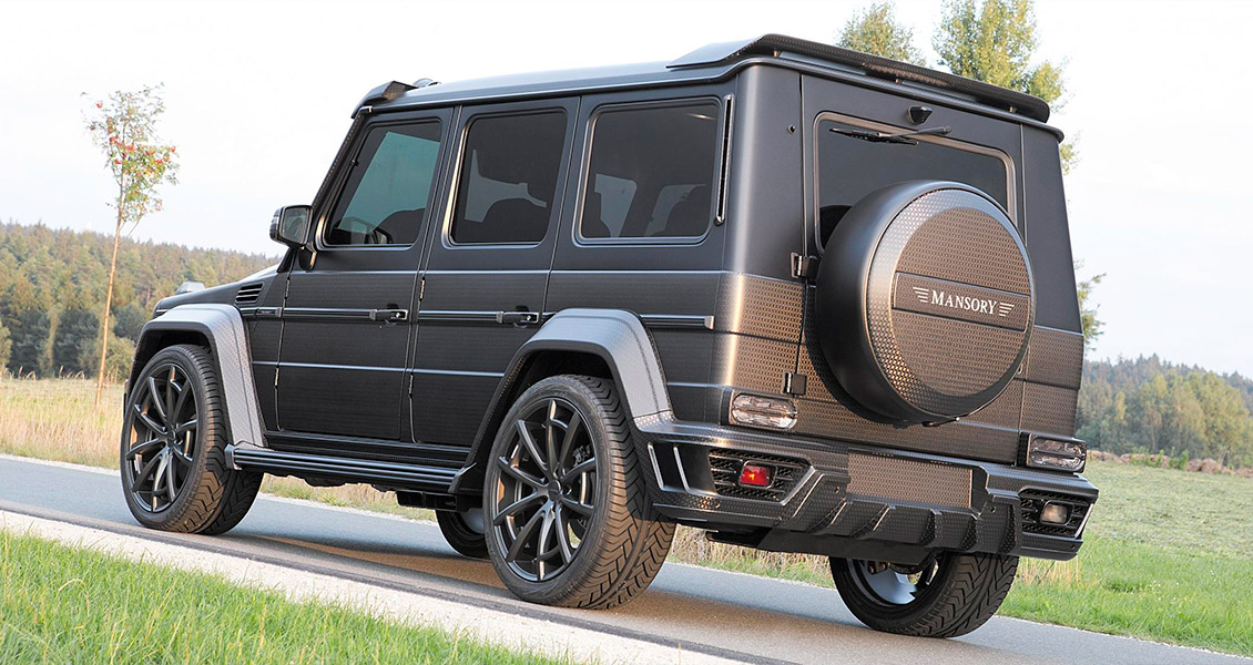 Тюнинг Mansory Gronos Black для Mercedes G63 W463. Обвес, диски, выхлопная система, интерьер