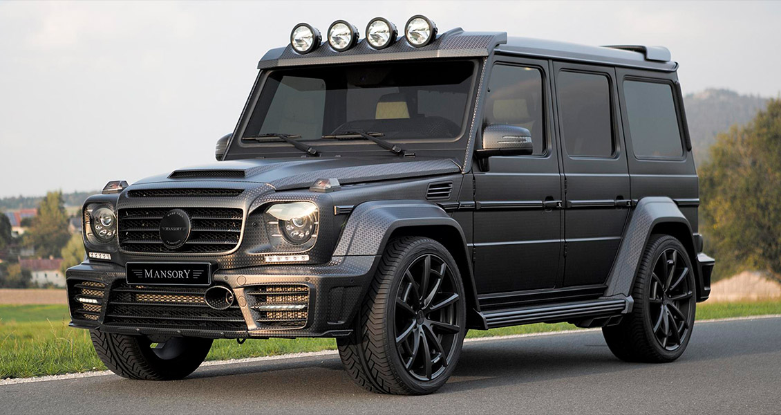 Тюнинг Mansory Gronos Black для Mercedes G63 W463. Обвес, диски, выхлопная система, интерьер