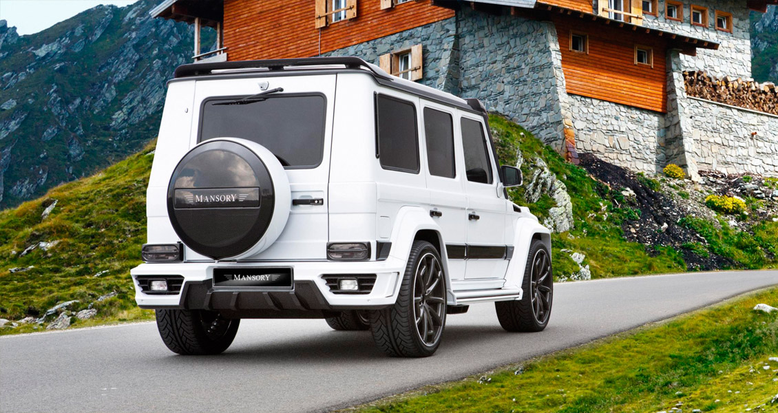 Тюнинг Mansory для Mercedes G63 Gronos W463. Обвес, диски, выхлопная система, интерьер