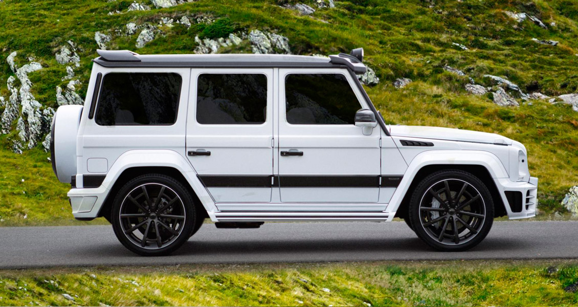 Тюнинг Mansory для Mercedes G63 Gronos W463. Обвес, диски, выхлопная система, интерьер