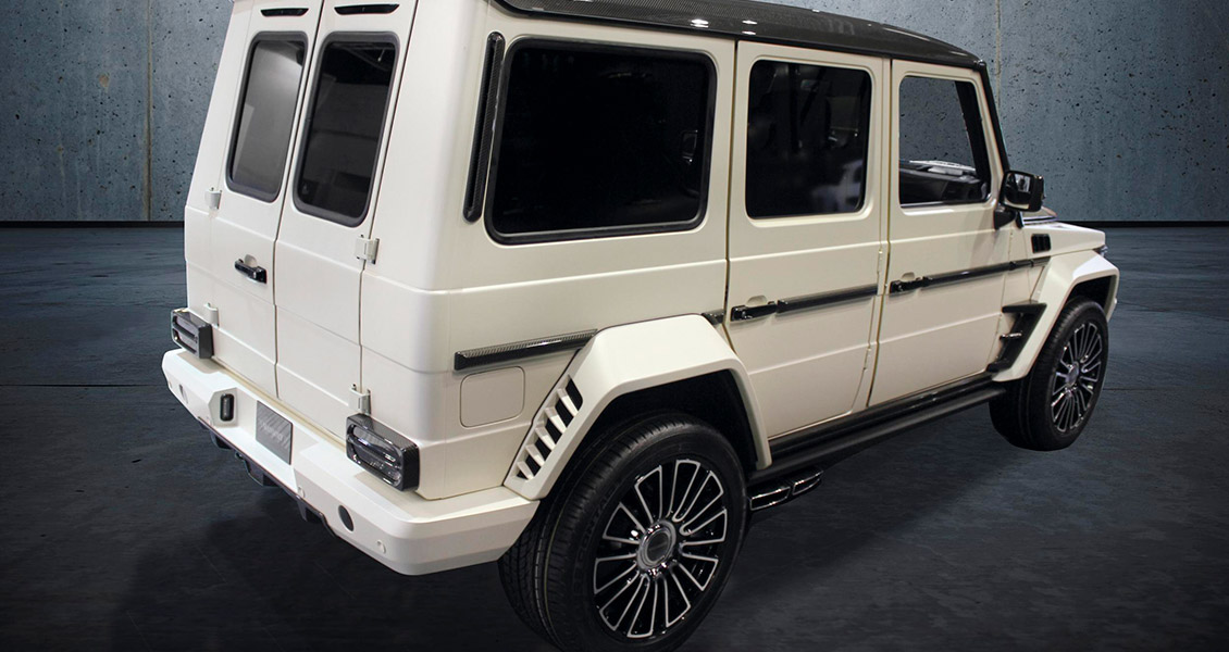 Тюнинг Mansory Softkit для Mercedes G500 G63 W463. Обвес, диски, выхлопная система, интерьер