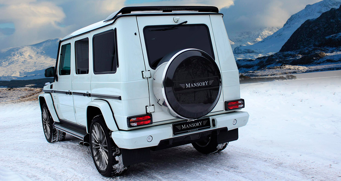 Тюнинг Mansory Softkit для Mercedes G500 G63 W463. Обвес, диски, выхлопная система, интерьер