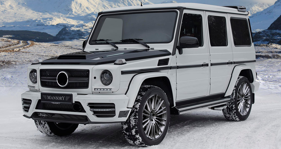 Тюнинг Mansory Softkit для Mercedes G500 G63 W463. Обвес, диски, выхлопная система, интерьер