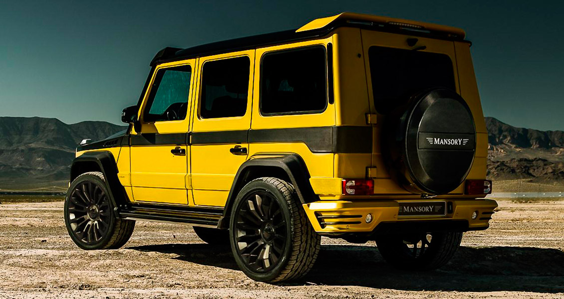 Тюнинг Mansory Wide для Mercedes G63 W463. Обвес, диски, выхлопная система, интерьер