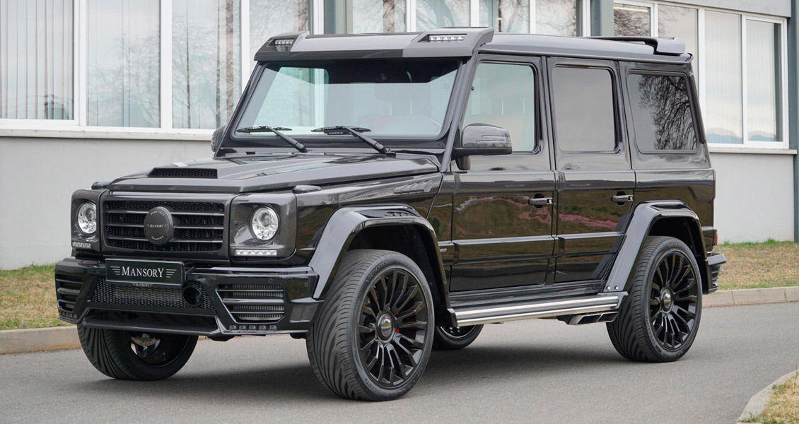 Тюнинг Mansory Wide для Mercedes G63 W463. Обвес, диски, выхлопная система, интерьер