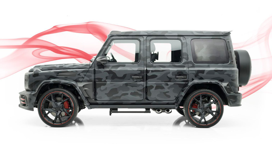 Тюнинг Mansory для Mercedes G63 W463A W464 2019 2020. Обвес, диски, выхлопная система, интерьер