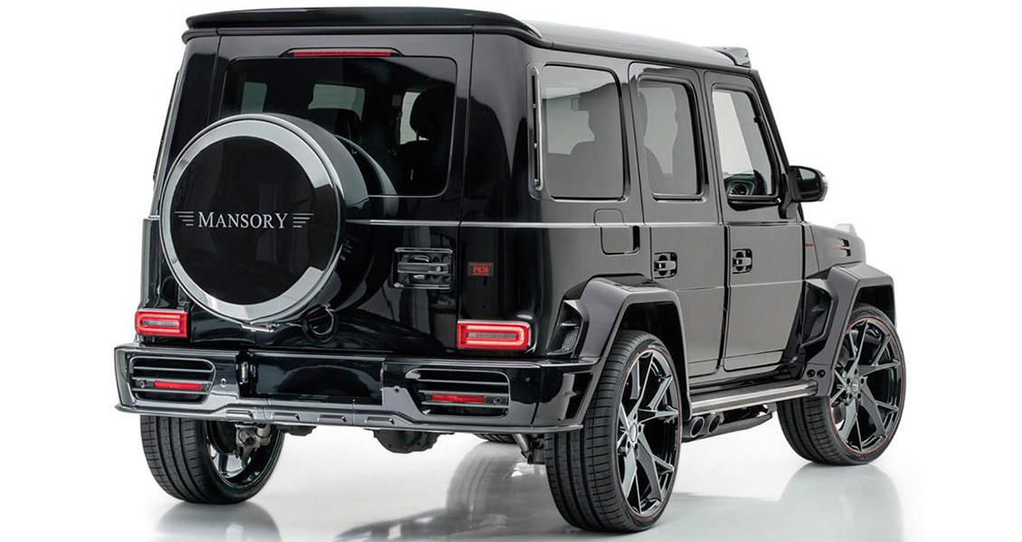 Тюнинг Mansory для Mercedes G63 W463A W464 2019 2020. Обвес, диски, выхлопная система, интерьер