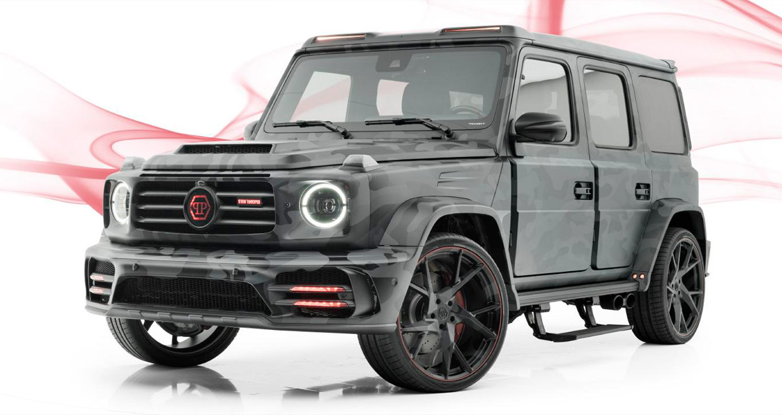 Тюнинг Mansory для Mercedes G63 W463A W464 2019 2020. Обвес, диски, выхлопная система, интерьер