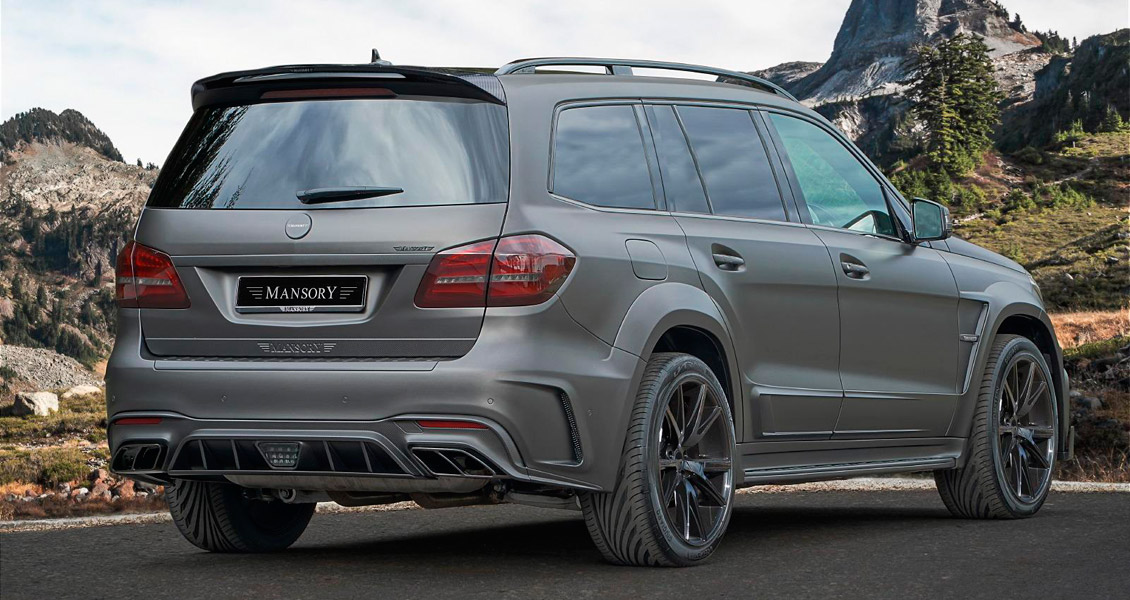 Тюнинг Mansory для Mercedes GLS X166 2019 2018 2017 2016. Обвес, диски, выхлопная система, интерьер