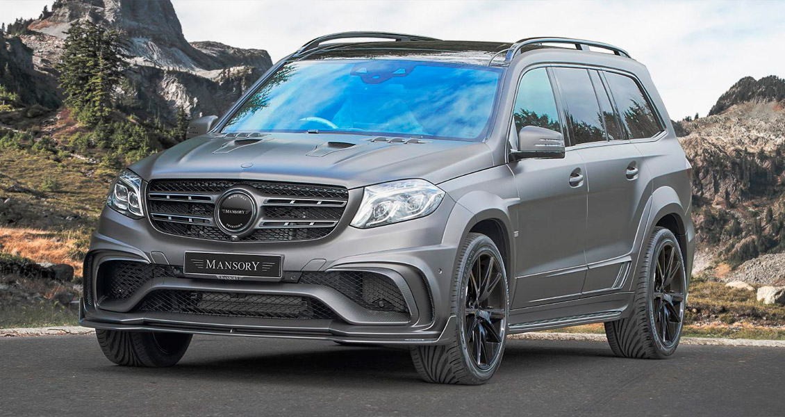 Тюнинг Mansory для Mercedes GLS X166 2019 2018 2017 2016. Обвес, диски, выхлопная система, интерьер