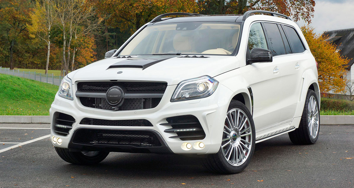 Тюнинг Mansory для Mercedes GL X166 2015 2014 2013. Обвес, диски, выхлопная система, интерьер