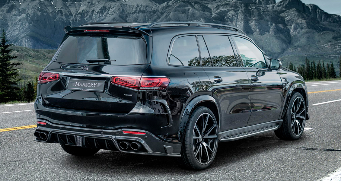 Тюнинг Mansory для Mercedes GLS X167 2020 2021 2022. Обвес, диски, выхлопная система, интерьер