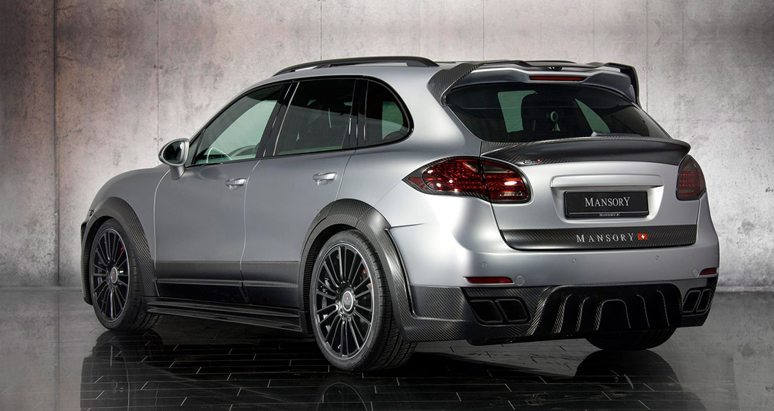 Тюнинг Mansory для Porsche Cayenne 958 2014 2013 2012 2011. Обвес, диски, выхлопная система, интерьер