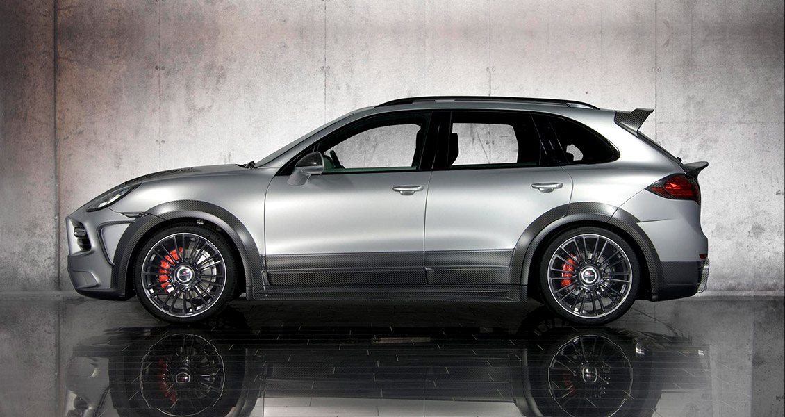 Тюнинг Mansory для Porsche Cayenne 958 2014 2013 2012 2011. Обвес, диски, выхлопная система, интерьер