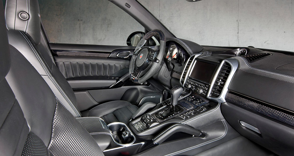 Тюнинг Mansory для Porsche Cayenne 958 2014 2013 2012 2011. Обвес, диски, выхлопная система, интерьер