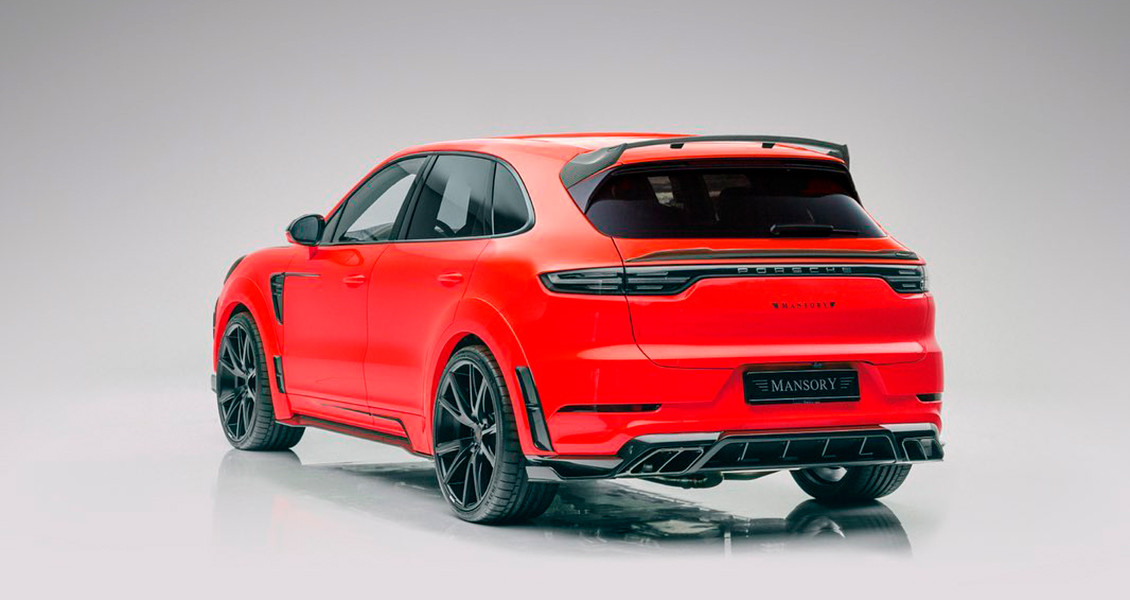 Тюнинг Mansory для Porsche Cayenne E3 2019 2020 2021. Обвес, диски, выхлопная система, интерьер