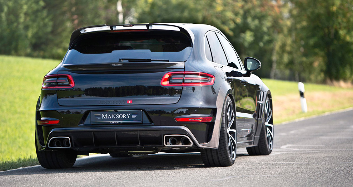 Тюнинг Mansory для Porsche Macan. Обвес, диски, выхлопная система, интерьер