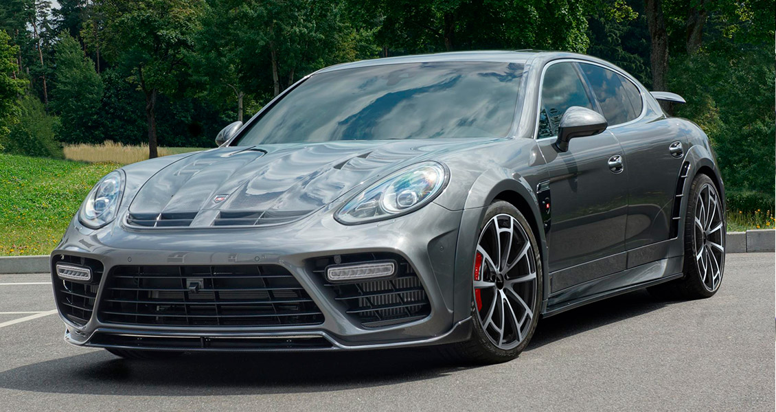 Тюнинг Mansory для Porsche Panamera 970 2016 2015 2014. Обвес, диски, выхлопная система, интерьер