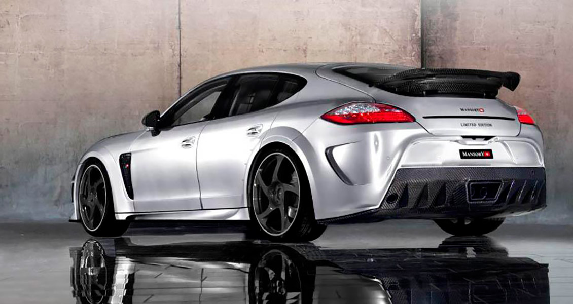 Тюнинг Mansory для Porsche Panamera 970 2013 2012 2011 2010. Обвес, диски, выхлопная система, интерьер