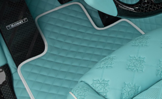 Mansory Leather floor mats RCS 367 760