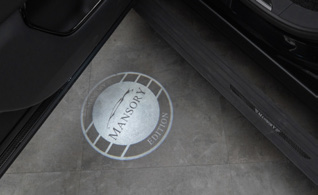 Mansory Door welcome logo lights RCS 456 321