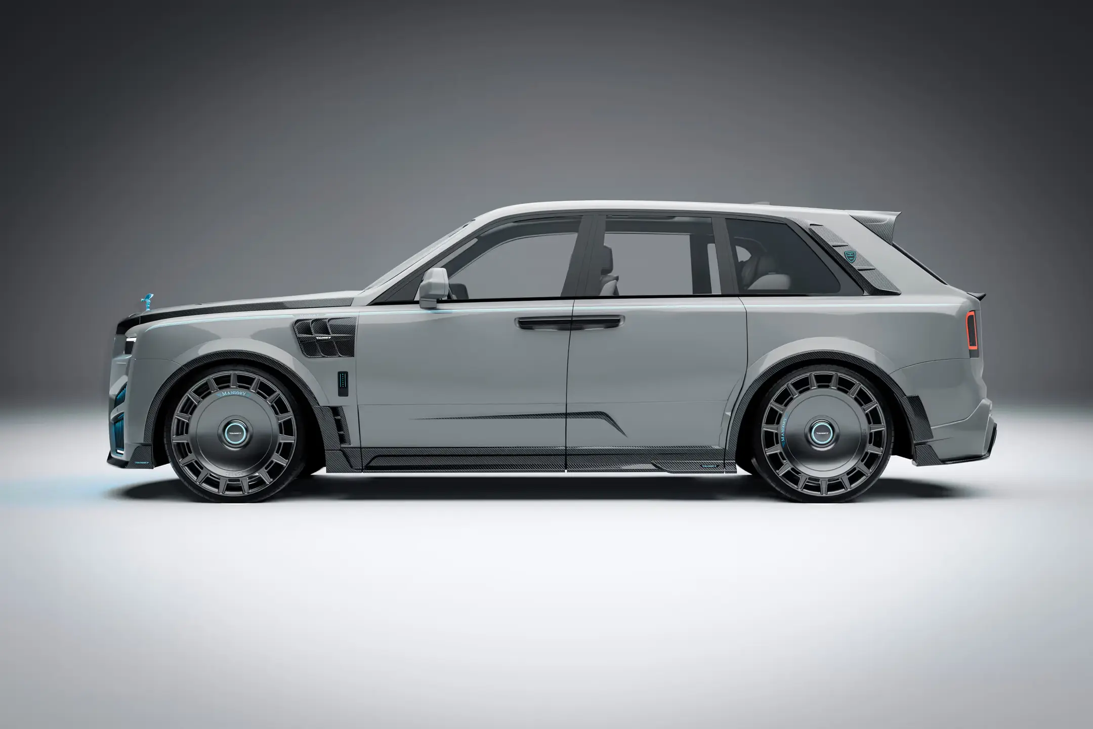Тюнинг Mansory для Rolls-Royce Cullinan 2025. Обвес, диски, выхлопная система, интерьер