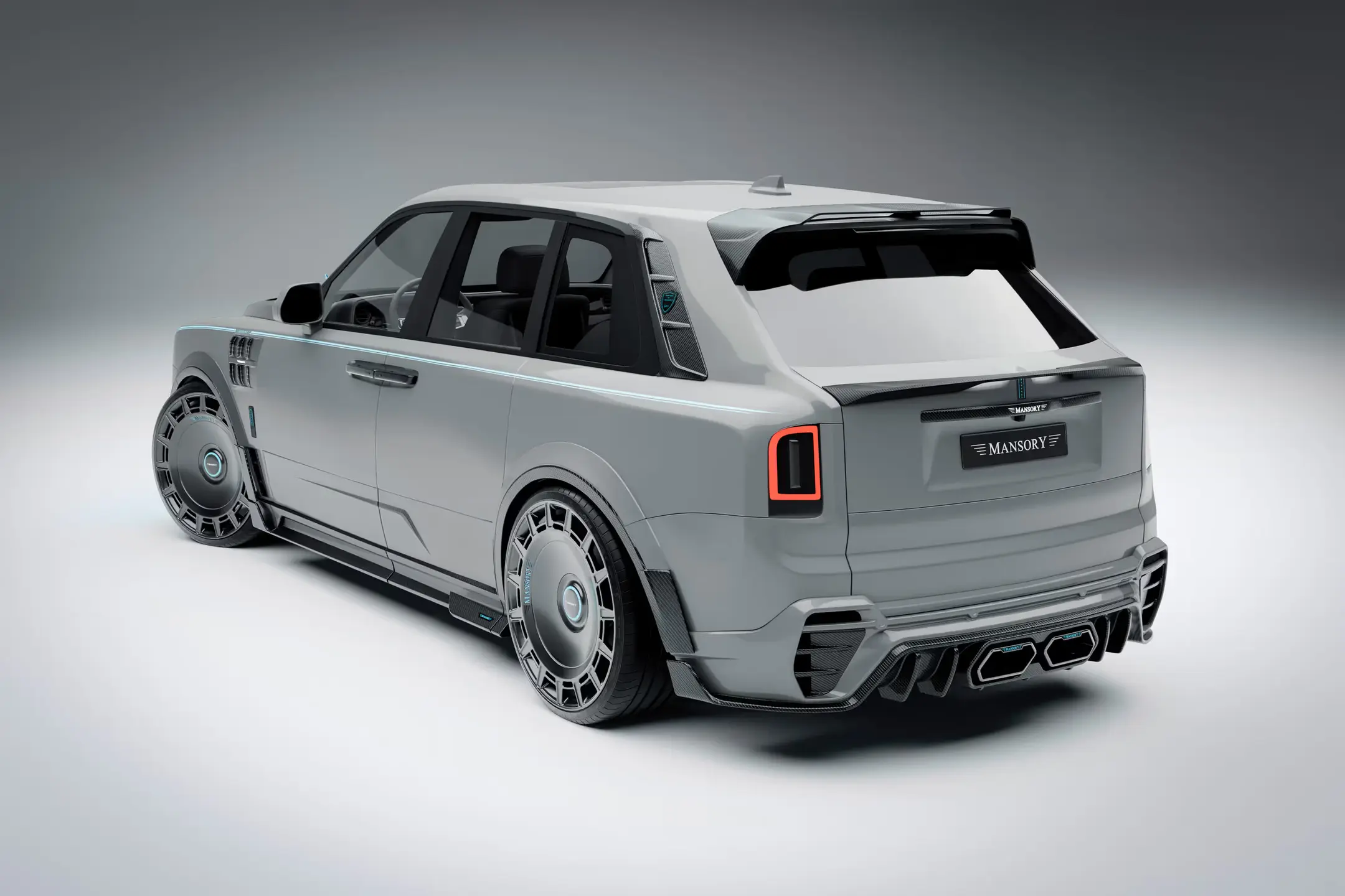 Тюнинг Mansory для Rolls-Royce Cullinan 2025. Обвес, диски, выхлопная система, интерьер