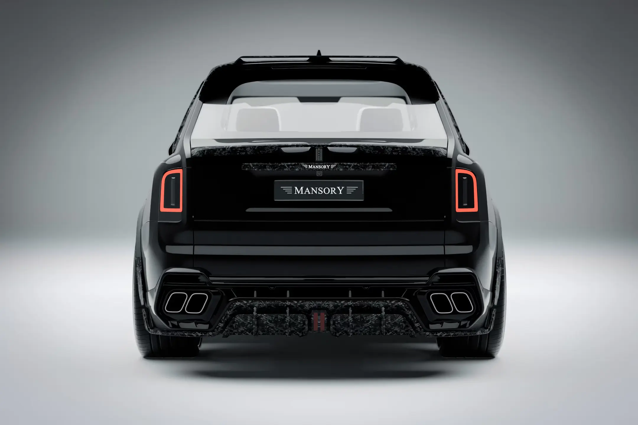 Тюнинг Mansory для Rolls-Royce Cullinan 2025. Обвес, диски, выхлопная система, интерьер