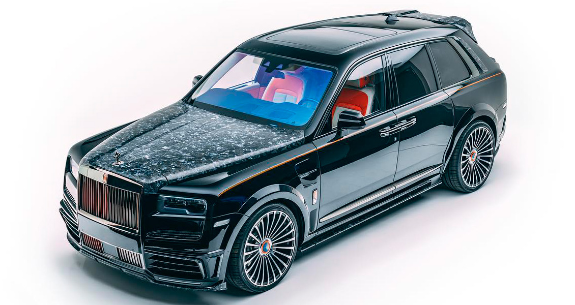 Тюнинг Mansory для Rolls-Royce Cullinan. Обвес, диски, выхлопная система, интерьер