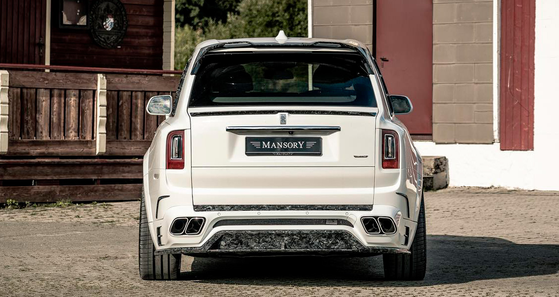 Тюнинг Mansory для Rolls-Royce Cullinan. Обвес, диски, выхлопная система, интерьер