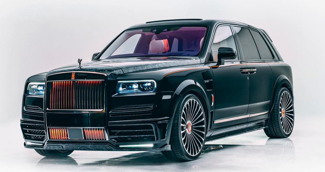 Тюнинг Mansory для Rolls-Royce Cullinan. Обвес, диски, выхлопная система, интерьер