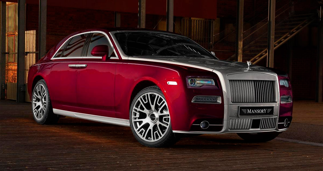 Тюнинг Mansory для Rolls-Royce Ghost 2019 2018 2017 2016. Обвес, диски, выхлопная система, интерьер