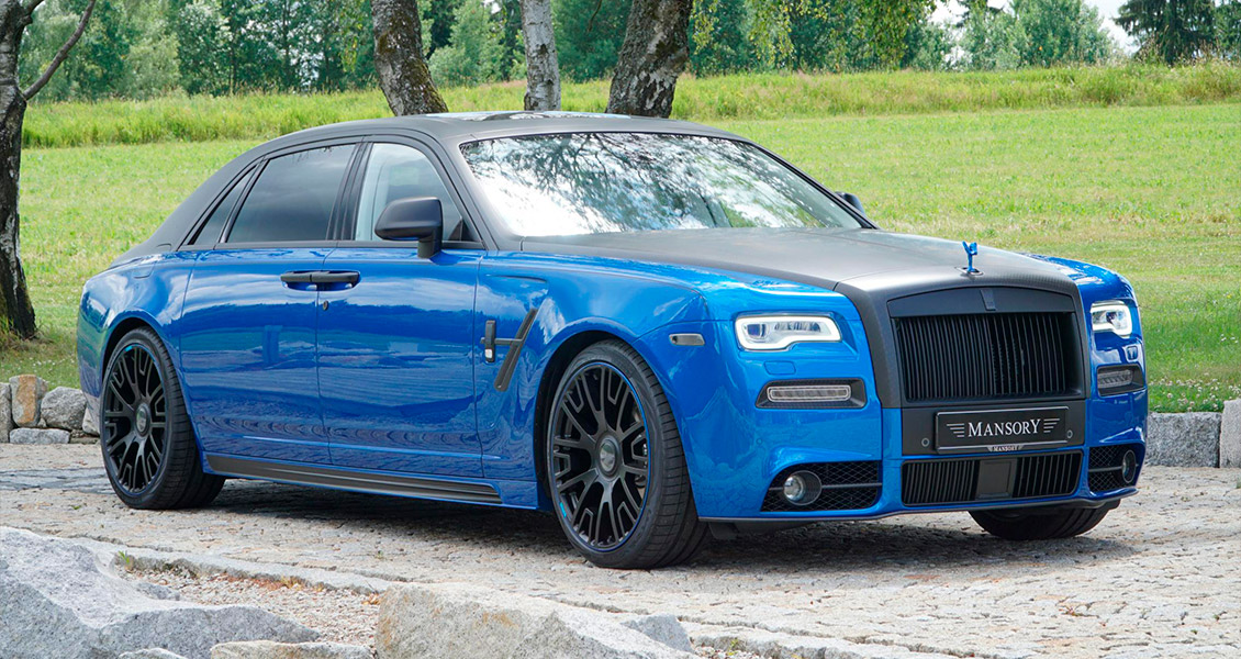 Тюнинг Mansory для Rolls-Royce Ghost 2019 2018 2017 2016. Обвес, диски, выхлопная система, интерьер