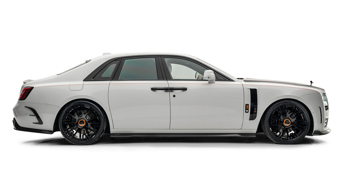 Тюнинг Mansory для Rolls-Royce Ghost 2021 2022. Обвес, диски, выхлопная система, интерьер