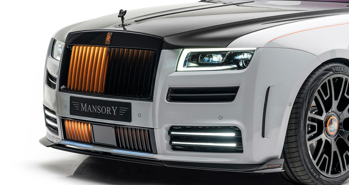 Тюнинг Mansory для Rolls-Royce Ghost 2021 2022. Обвес, диски, выхлопная система, интерьер