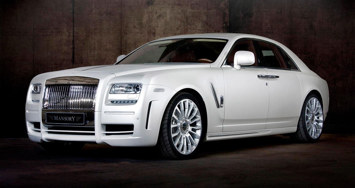 Тюнинг Mansory для Rolls-Royce Ghost 2014 2013 2012 2011. Обвес, диски, выхлопная система, интерьер