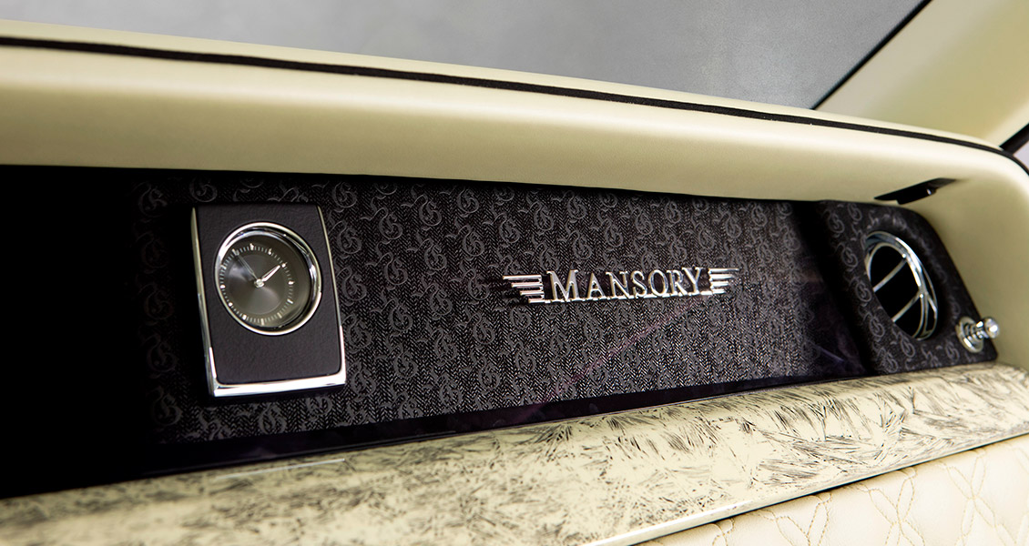 Тюнинг Mansory для Rolls-Royce Phantom VIII 2019 2018. Обвес, диски, выхлопная система, интерьер