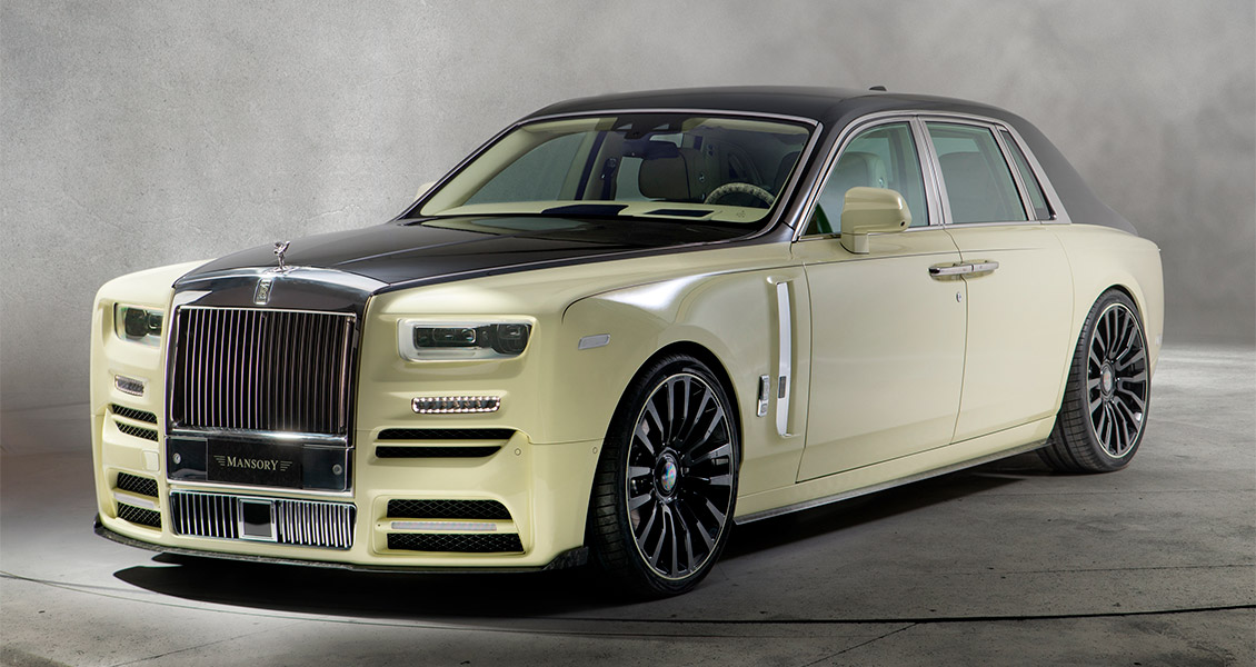 Тюнинг Mansory для Rolls-Royce Phantom VIII 2019 2018. Обвес, диски, выхлопная система, интерьер