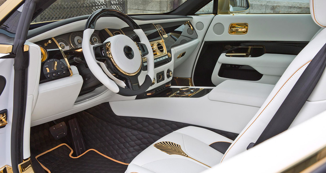 Тюнинг Mansory для Rolls-Royce Wraith 2019 2018 2017 2016. Обвес, диски, выхлопная система, интерьер