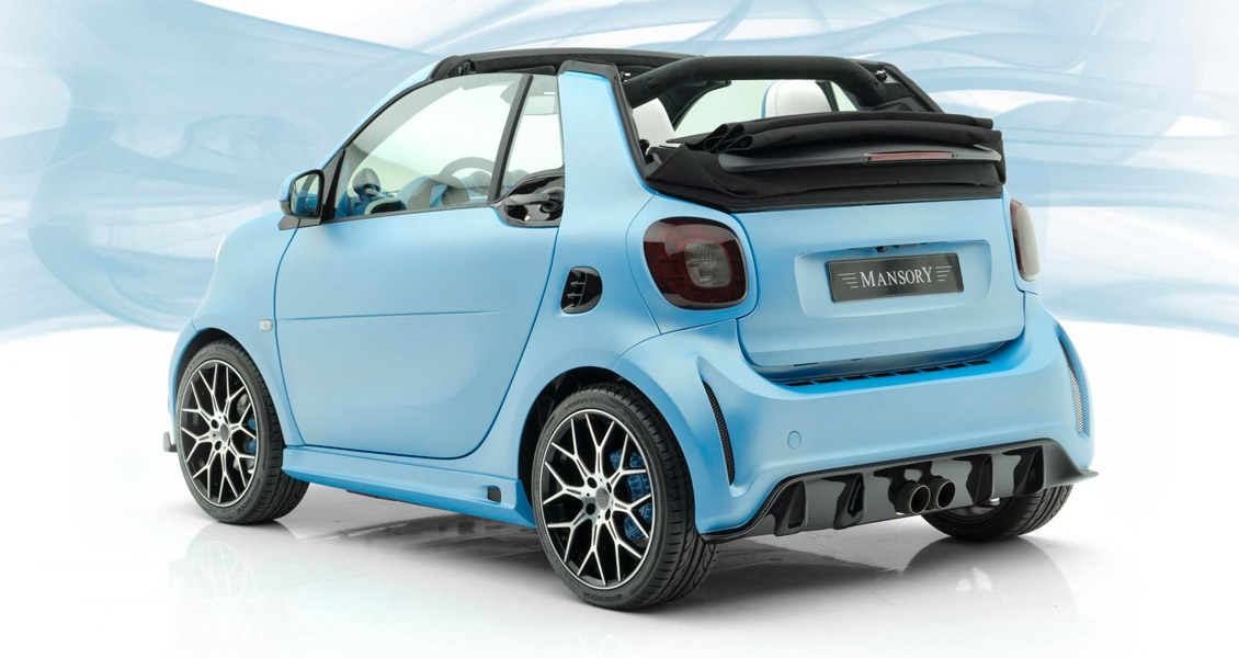 Тюнинг Mansory для Smart Fortwo Cabrio. Обвес, диски, выхлопная система, интерьер