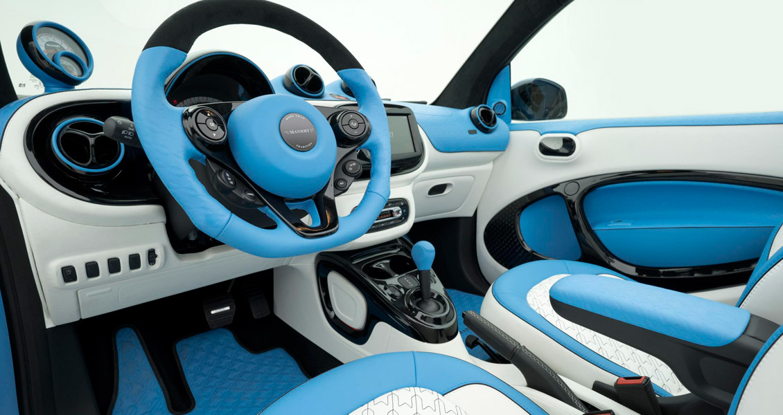 Тюнинг Mansory для Smart Fortwo Cabrio. Обвес, диски, выхлопная система, интерьер